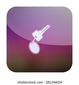illustration of modern icon key