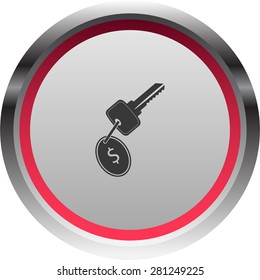 illustration of modern icon key