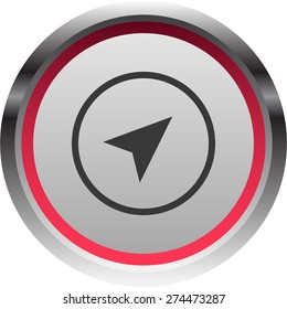 Illustration of modern icon location