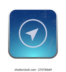 Illustration of modern icon location