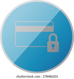 illustration of modern icon lock