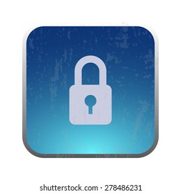 illustration of modern icon lock
