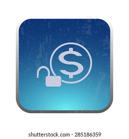 illustration of modern icon lock
