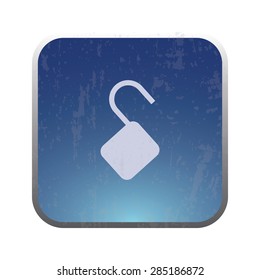 illustration of modern icon lock