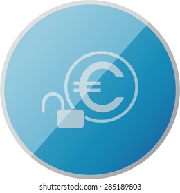 illustration of modern icon lock