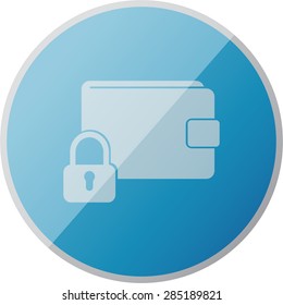 illustration of modern icon lock