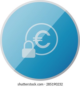 illustration of modern icon lock
