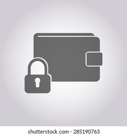 illustration of modern icon lock