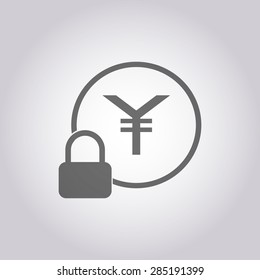 illustration of modern icon lock
