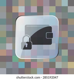 illustration of modern icon lock