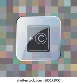 illustration of modern icon lock