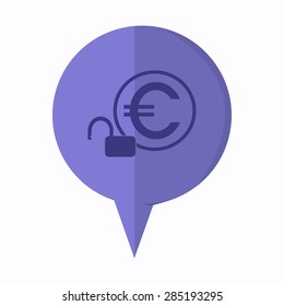 illustration of modern icon lock