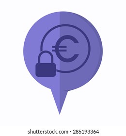 illustration of modern icon lock
