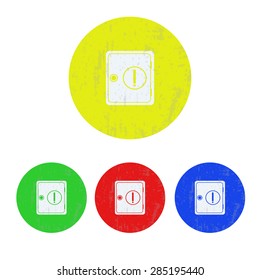 illustration of modern icon lock