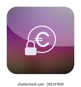 illustration of modern icon lock