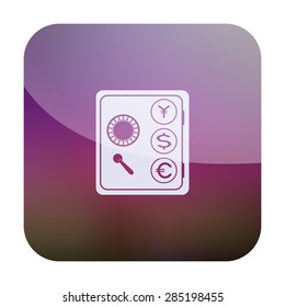 illustration of modern icon lock