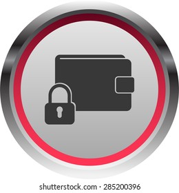 illustration of modern icon lock