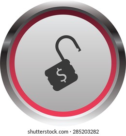 illustration of modern icon lock