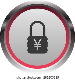 illustration of modern icon lock