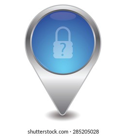 illustration of modern icon lock