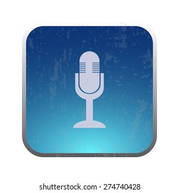 Illustration of modern icon mic