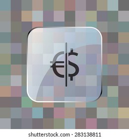 illustration of modern icon money