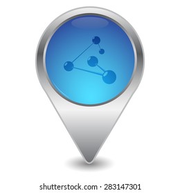 illustration of modern icon network