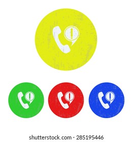 illustration of modern icon phone with cloud