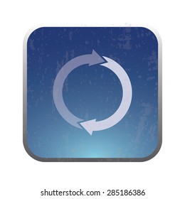 illustration of modern icon  refresh