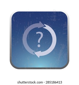 illustration of modern icon  refresh