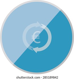 illustration of modern icon  refresh