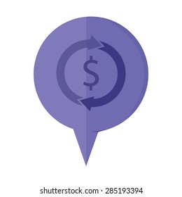 illustration of modern icon  refresh