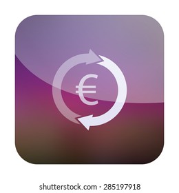 illustration of modern icon  refresh