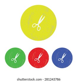 illustration of modern icon scissors