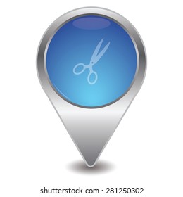 illustration of modern icon scissors