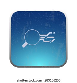 illustration of modern icon search