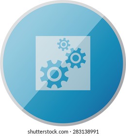 illustration of modern icon setting