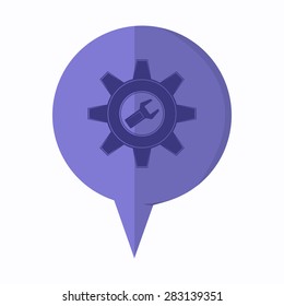 illustration of modern icon setting