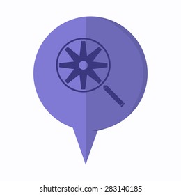 illustration of modern icon setting