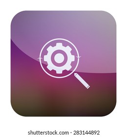 illustration of modern icon setting