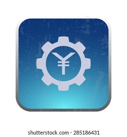 illustration of modern icon setting 