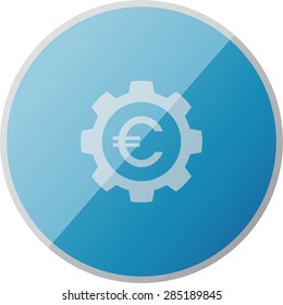illustration of modern icon setting 