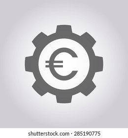 illustration of modern icon setting 