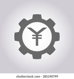 illustration of modern icon setting 