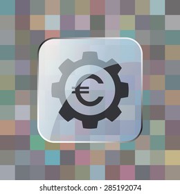 illustration of modern icon setting 