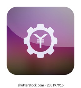 illustration of modern icon setting 