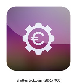 illustration of modern icon setting 
