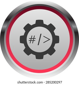 illustration of modern icon setting 