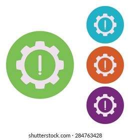 illustration of modern icon settings