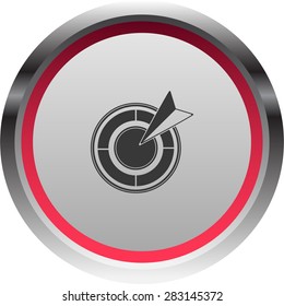 illustration of modern icon target